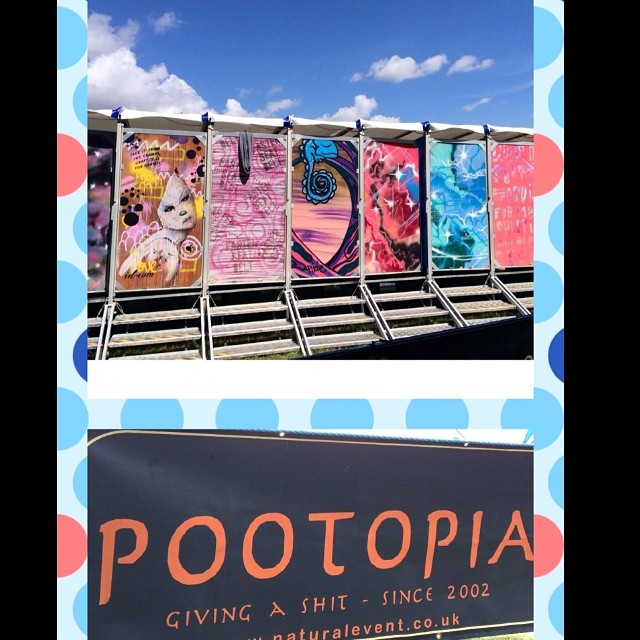 Giving a shit since 2002 #pootopia #wilderness2014 #tb ????????????????????????????????