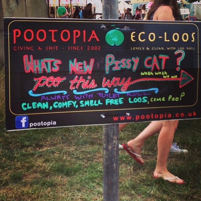 How could you refuse? #pootopia #wildernessfestival