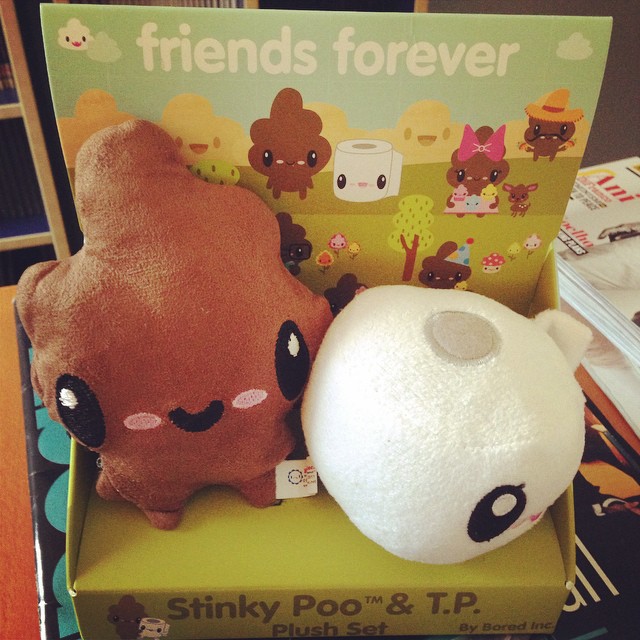 This is what happens when you win a bet with a coworker and they have to send you a gift. #stinkypoo&tp #pootopia @hoody117
